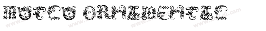 Mutlu Ornamental字体转换